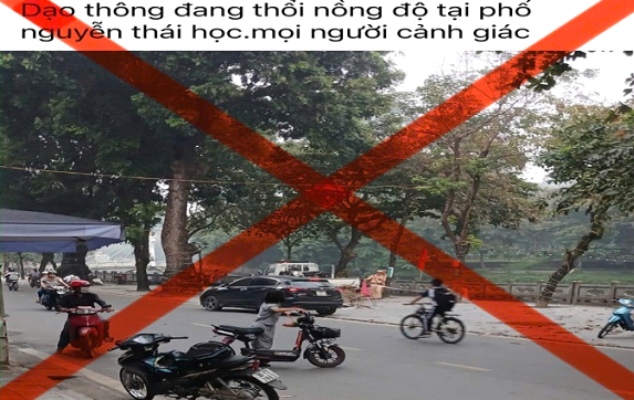 Nam thanh niên bị xử phạt 7,5 triệu đồng vì 'báo chốt' CSGT