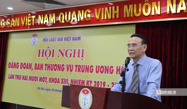 Hội nghị Đảng đoàn, Ban Thường vụ Trung ương Hội Luật gia Việt Nam lần thứ 21