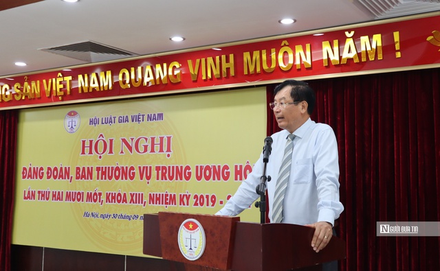 Hội nghị Đảng đoàn, Ban Thường vụ Trung ương Hội Luật gia Việt Nam lần thứ 21