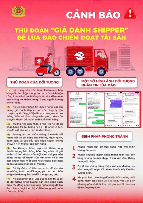 Người phụ nữ mất gần 100 triệu đồng sau khi kích vào đường link lạ do shipper gửi