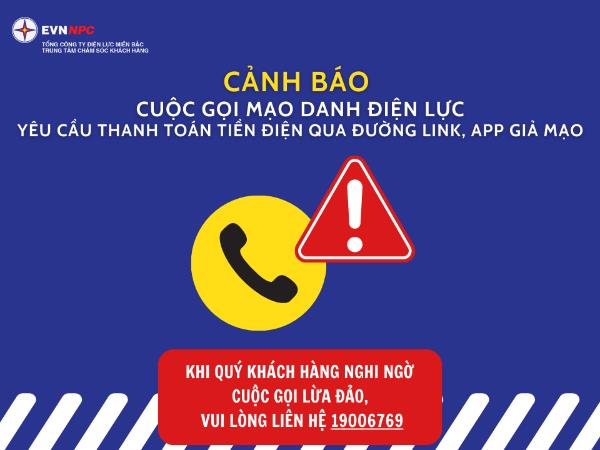 Cảnh giác trước những cuộc gọi giả danh nhân viên điện lực để lừa đảo