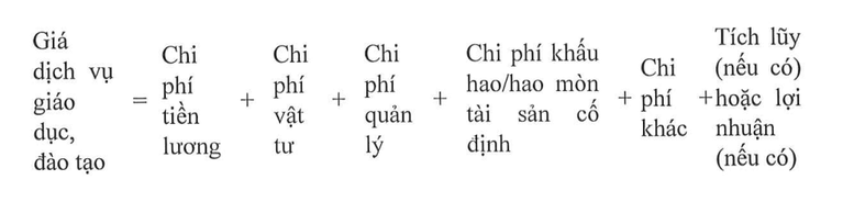 Bộ GD&ĐT hướng dẫn phương pháp định giá dịch vụ giáo dục, đào tạo