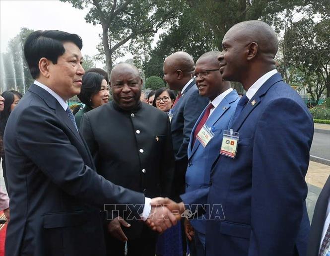 Chủ tịch nước Lương Cường chủ trì lễ đón chính thức Tổng thống Burundi