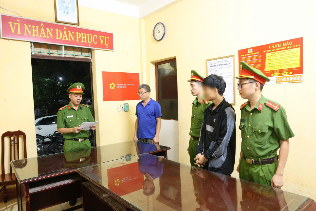 Tạm giữ hình sự nam thanh niên hành hung điều dưỡng bệnh viện Đa khoa Nam Định