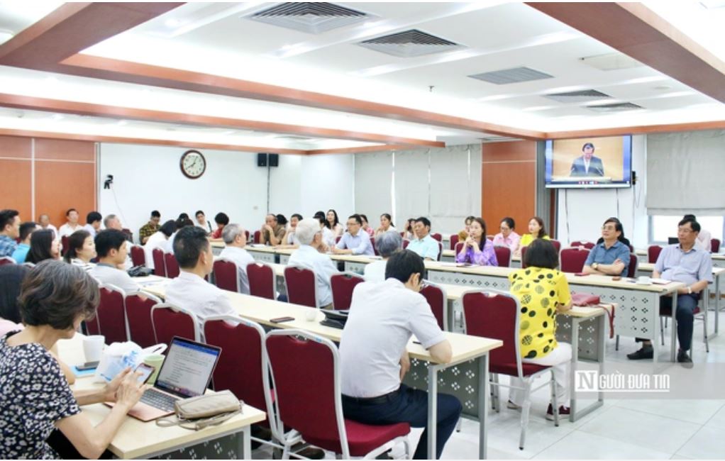 Đảng bộ Hội Luật gia Việt Nam tham dự trực tuyến Hội nghị toàn quốc quán triệt, triển khai Nghị quyết Trung ương 66 và 68