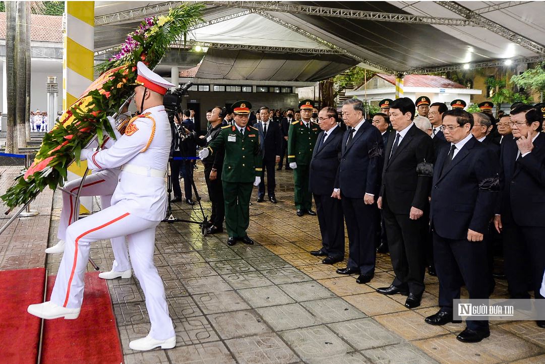 Lãnh đạo Đảng, Nhà nước viếng nguyên Chủ tịch nước Trần Đức Lương