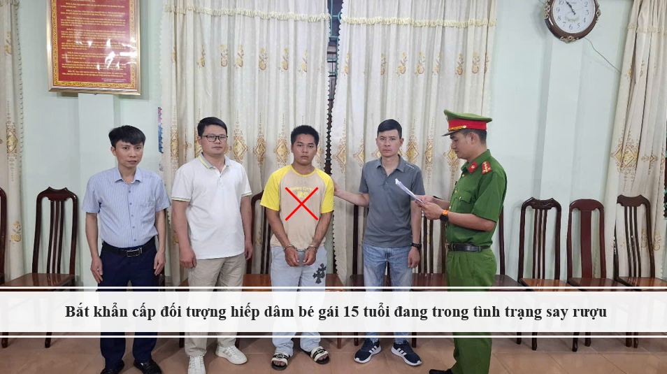 Bắt khẩn cấp đối tượng hiếp dâm bé gái 15 tuổi ở Lai Châu