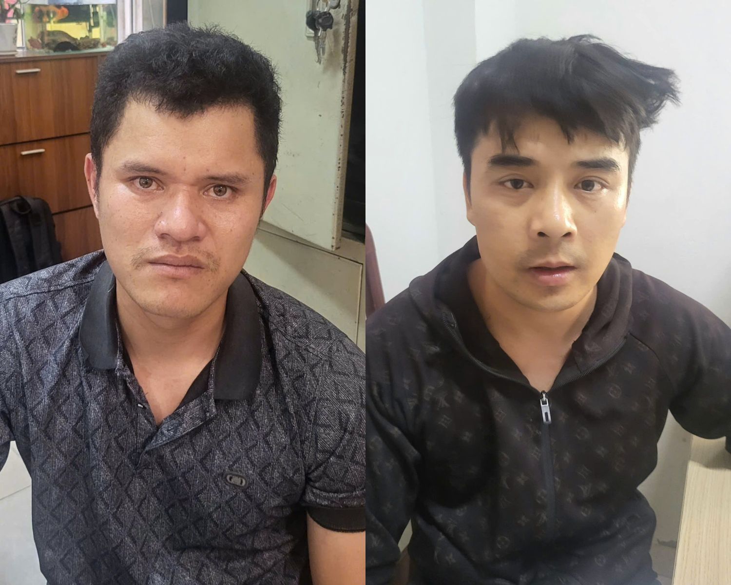 Bắt lái xe và phụ xe chở hàng quá tải, chống đối lực lượng Cảnh sát giao thông