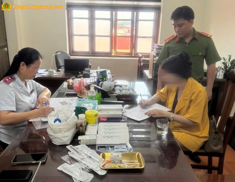 Lạng Sơn: Phát hiện 2 vụ tiêm filler, botox trái phép trong nhà nghỉ