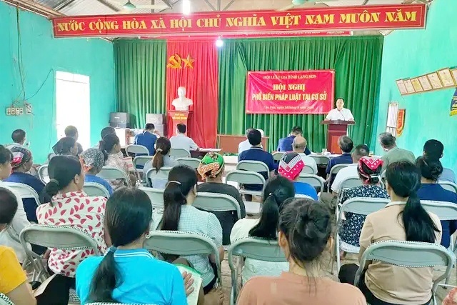 Hội luật gia tỉnh Lạng Sơn thực hiện tốt công tác hoà giải cơ sở cho người dân