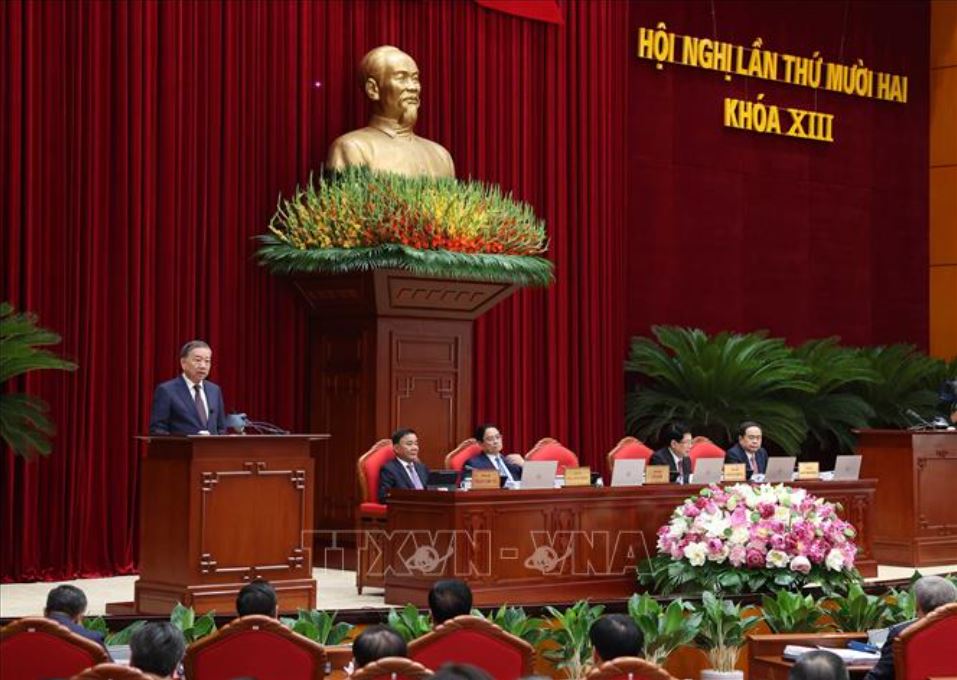 Khai mạc Hội nghị lần thứ mười hai Ban Chấp hành Trung ương Đảng khóa XIII