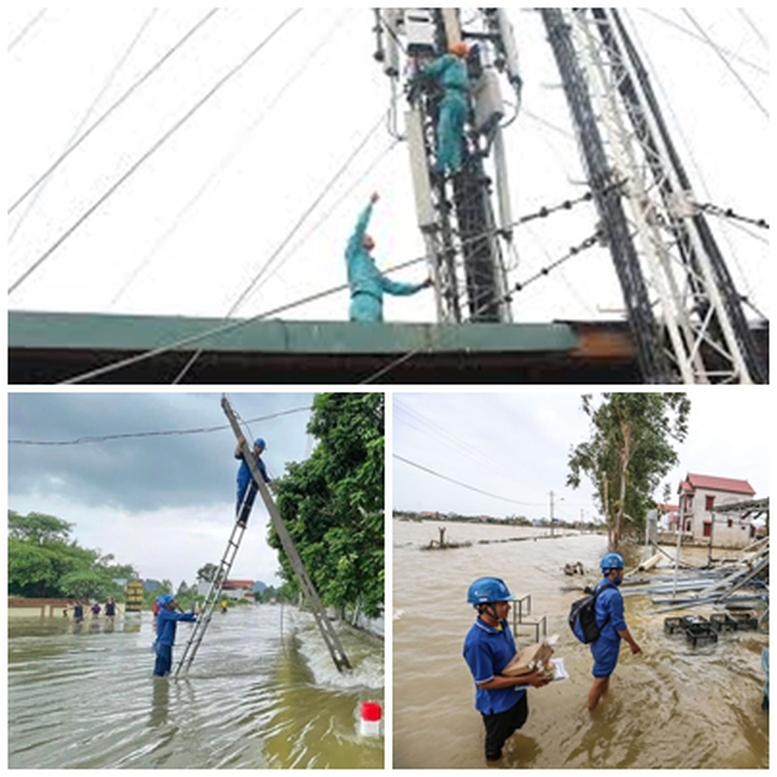Đảm bảo thông tin liên lạc phòng, chống thiên tai với ưu tiên cao nhất, nhanh chóng
