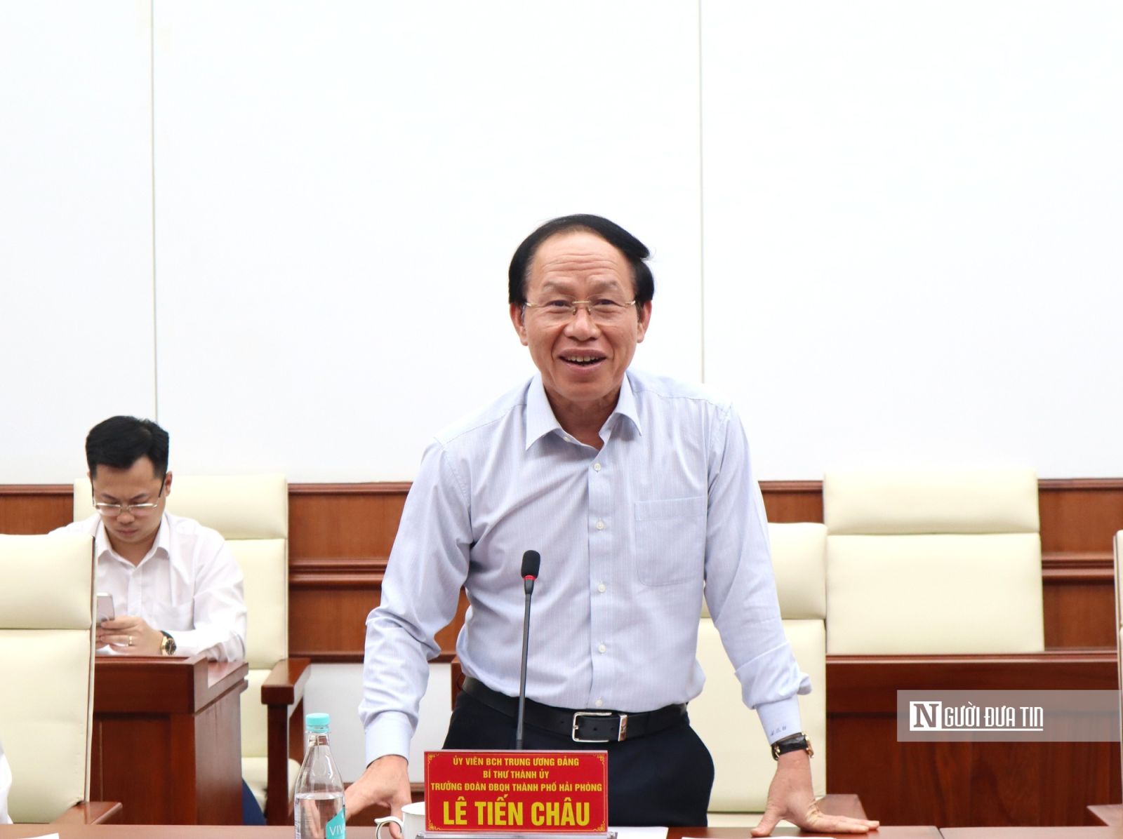 Chủ tịch Hội Luật gia Việt Nam làm việc với Bí thư Thành ủy Hải Phòng