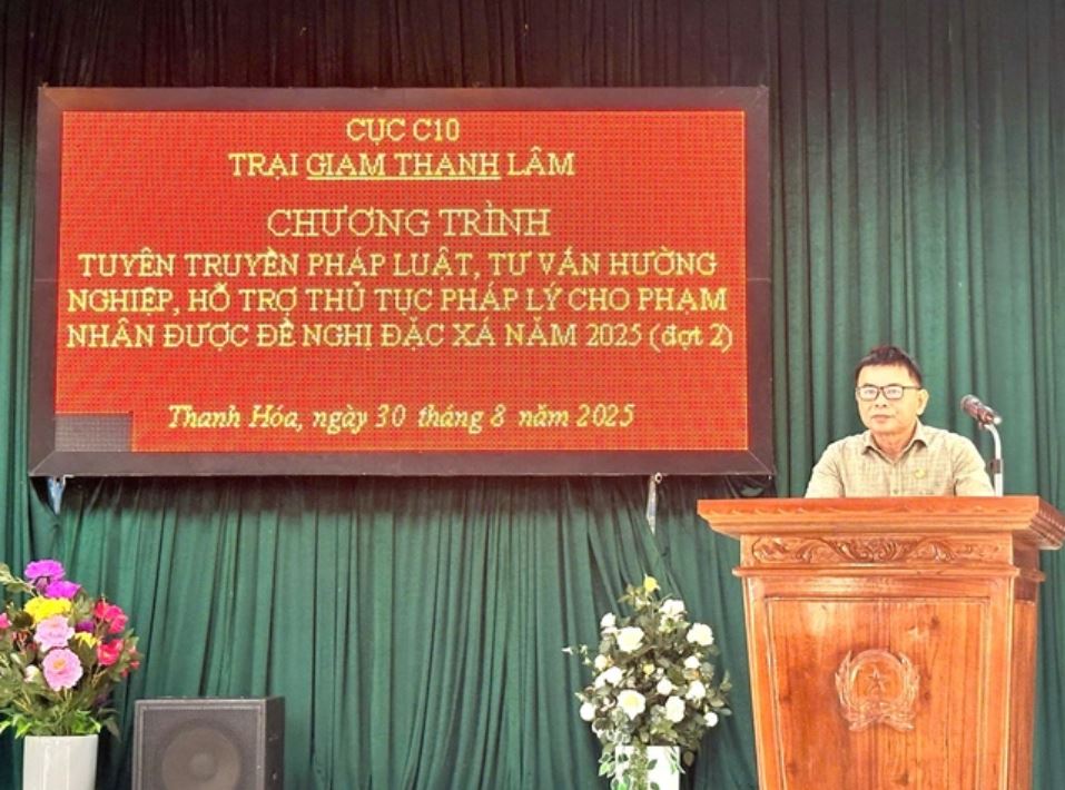 Hội Luật gia tỉnh Thanh Hoá đẩy mạnh tư vấn pháp luật cho phạm nhân