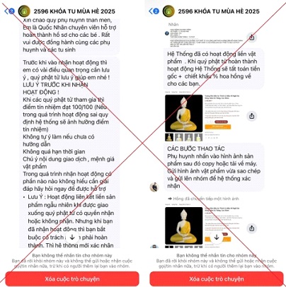 Người phụ nữ bị lừa gần 200 triệu đồng khi đăng ký 'khóa tu' trên mạng