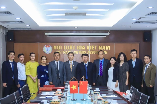 Tăng cường và mở rộng hợp tác giữa Hội Luật gia Việt Nam và Hội Luật gia Trung Quốc