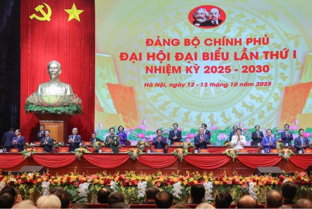 Tổng Bí thư Tô Lâm dự Đại hội đại biểu Đảng bộ Chính phủ lần thứ I
