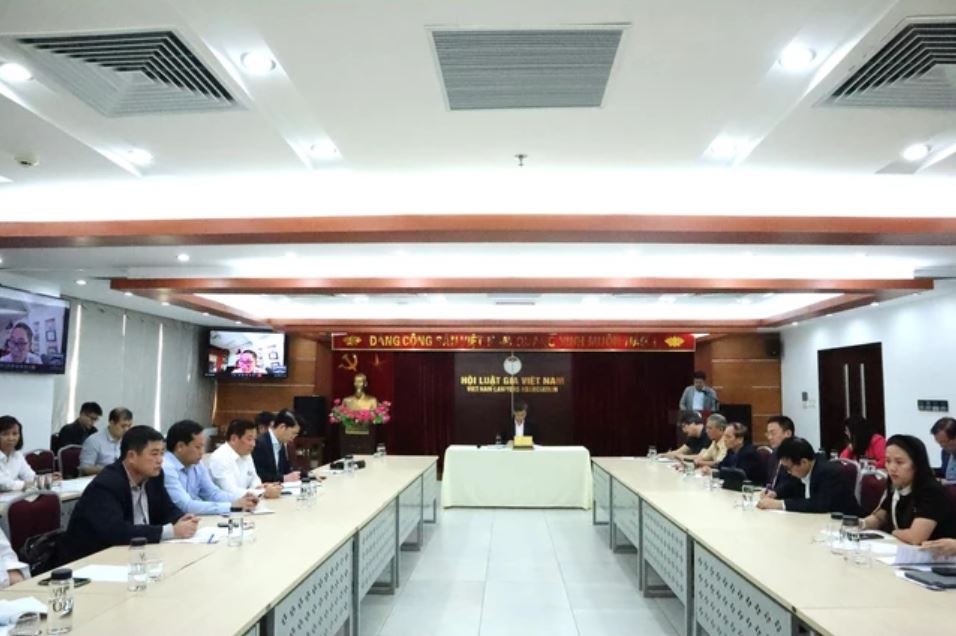 Thường trực Hội Luật gia Việt Nam làm việc với các Chi hội Luật gia trực thuộc