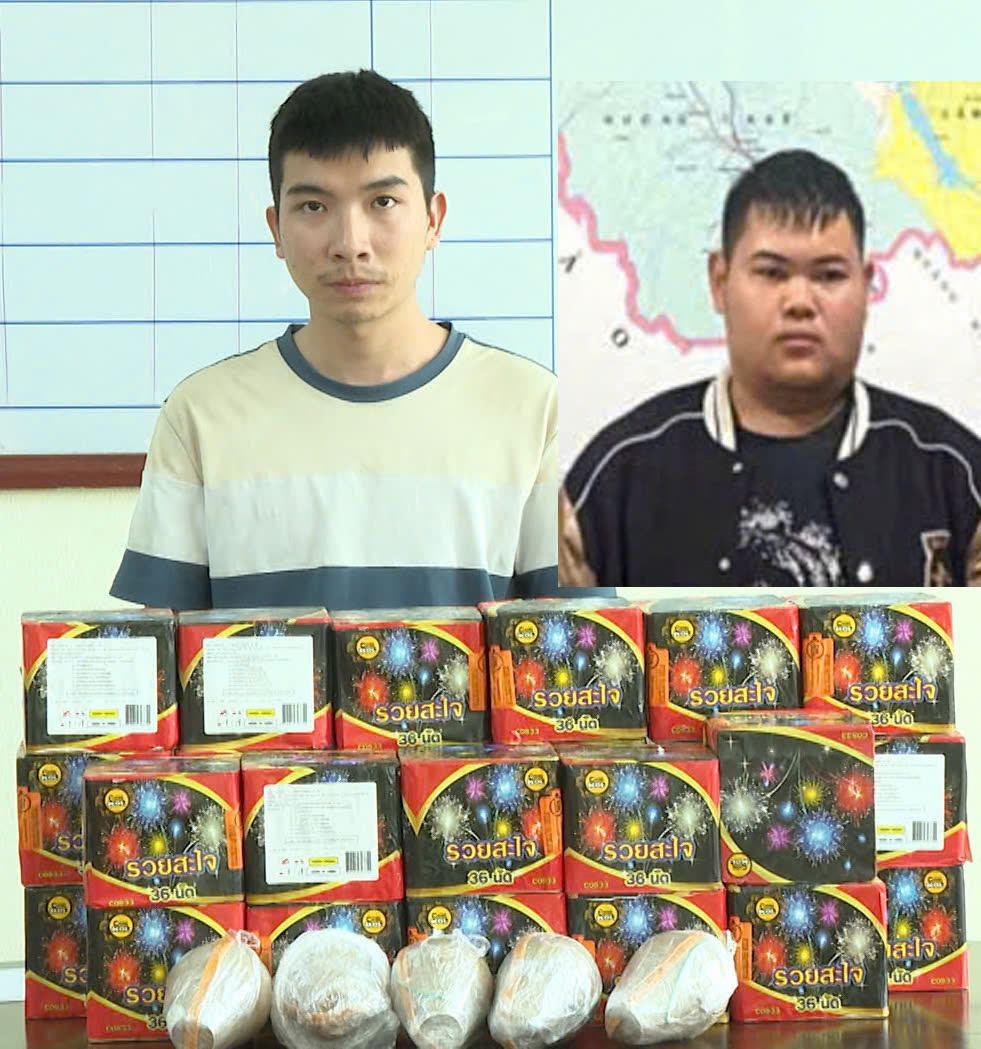 Bắt giữ 2 đối tượng mua bán pháo trái phép