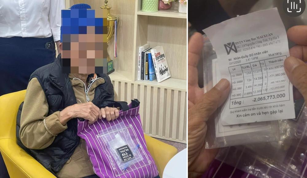 Ngăn chặn kịp thời cụ bà 80 tuổi bán vàng để chuyển cho kẻ lừa đảo 2 tỷ đồng