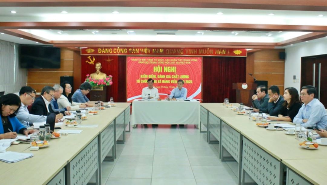 Đảng bộ Hội Luật gia Việt Nam: Hoàn thành xuất sắc nhiệm vụ năm 2025