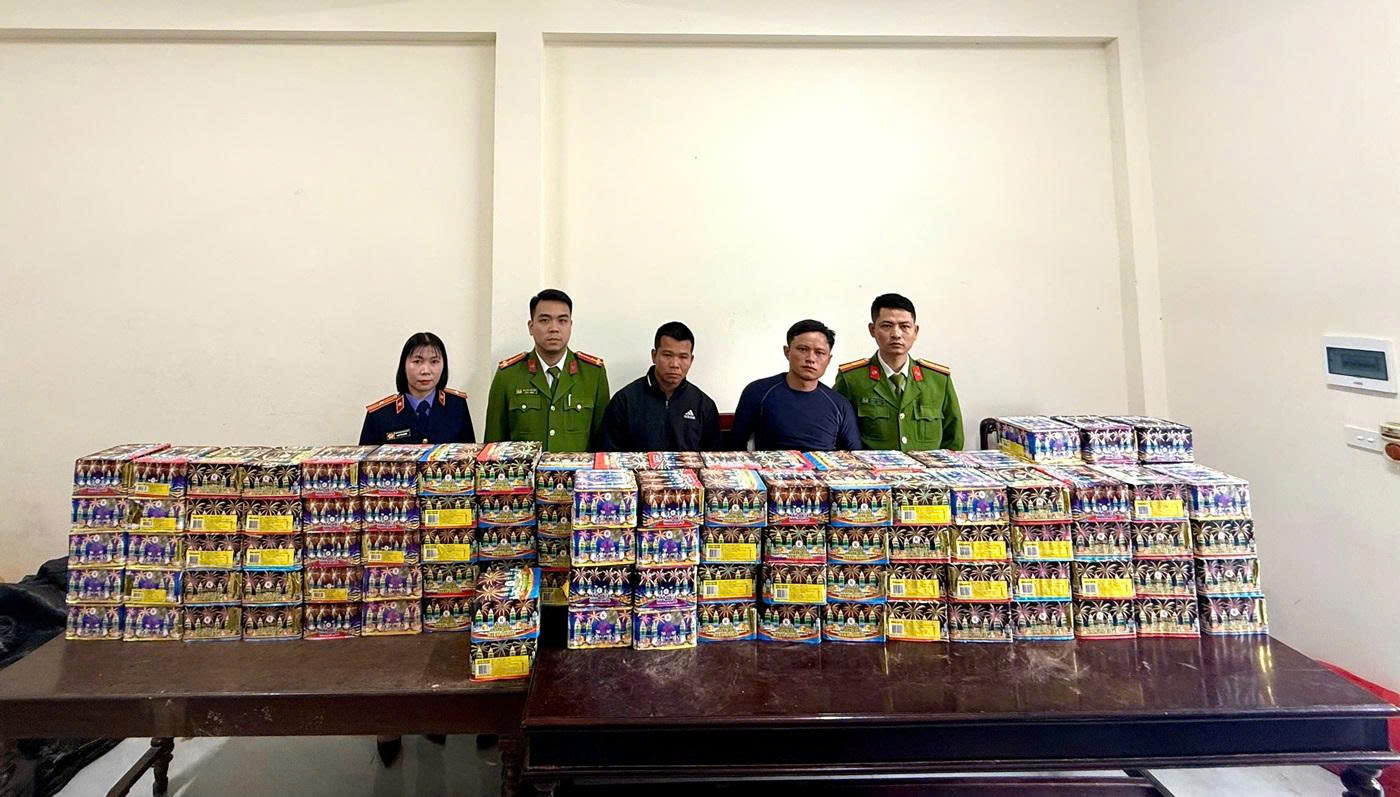 Nghệ An: Triệt phá đường dây mua bán pháo nổ, thu giữ 220kg tang vật