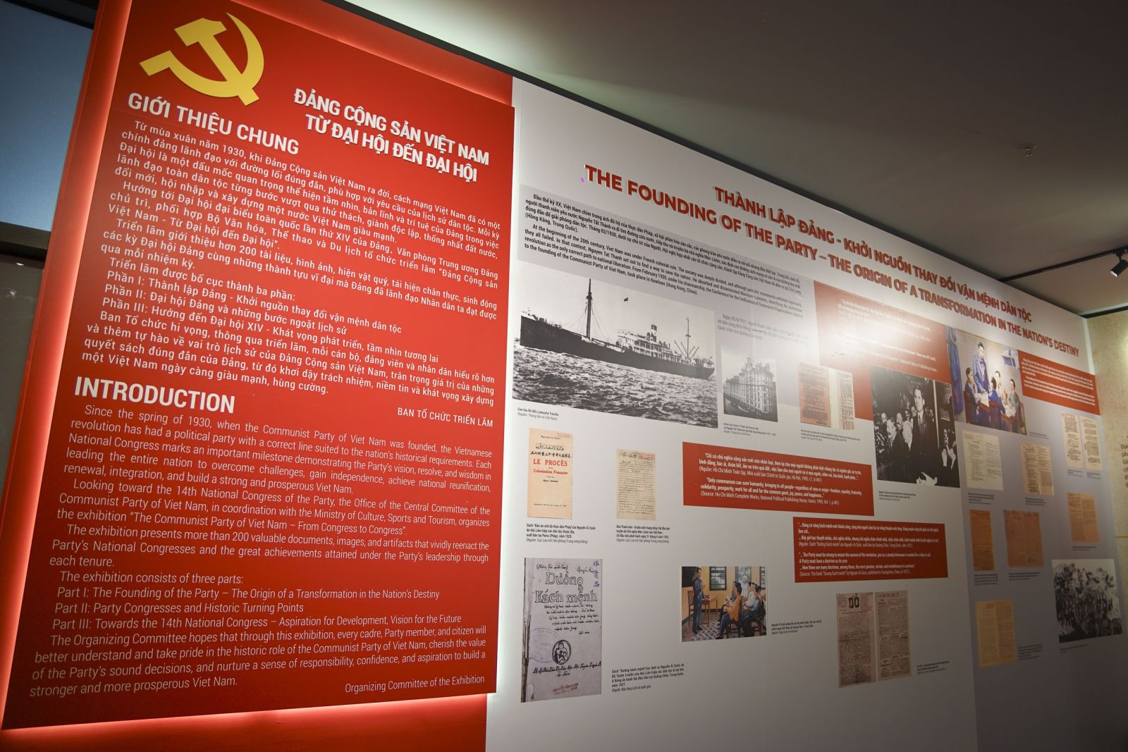 Nhìn lại lịch sử vẻ vang của Đảng thông qua triển lãm các kỳ Đại hội