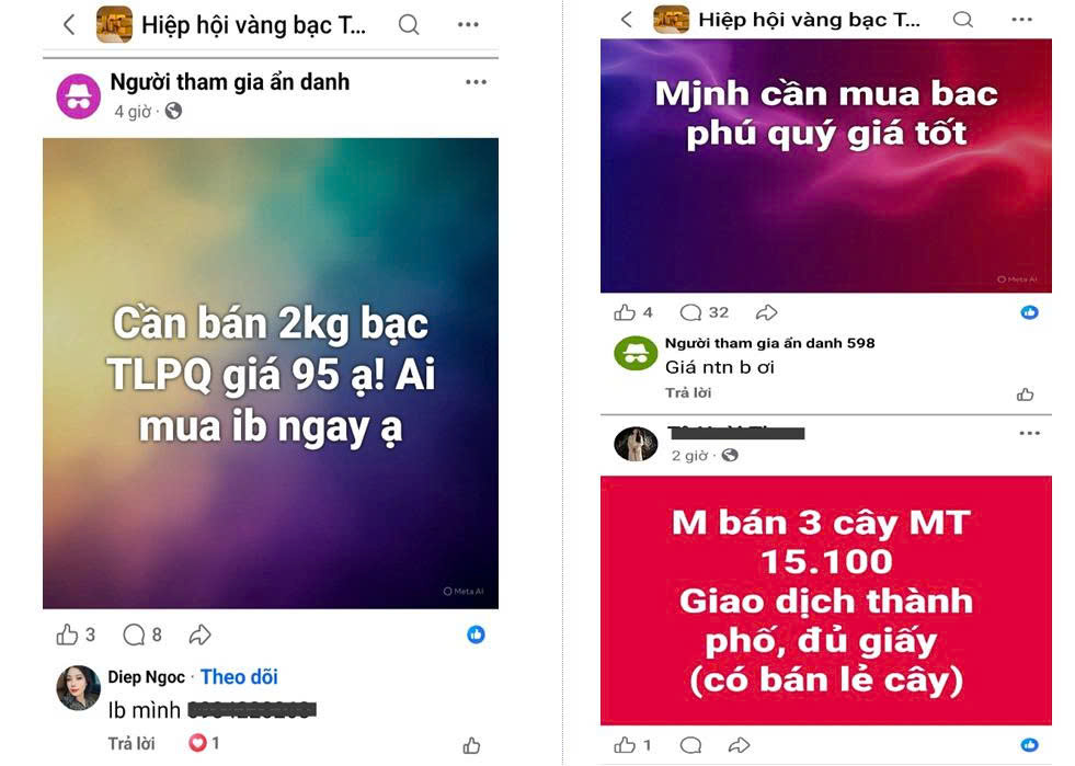 Cẩn trọng bẫy mua bán vàng, bạc ‘giá rẻ bất thường’ trên mạng