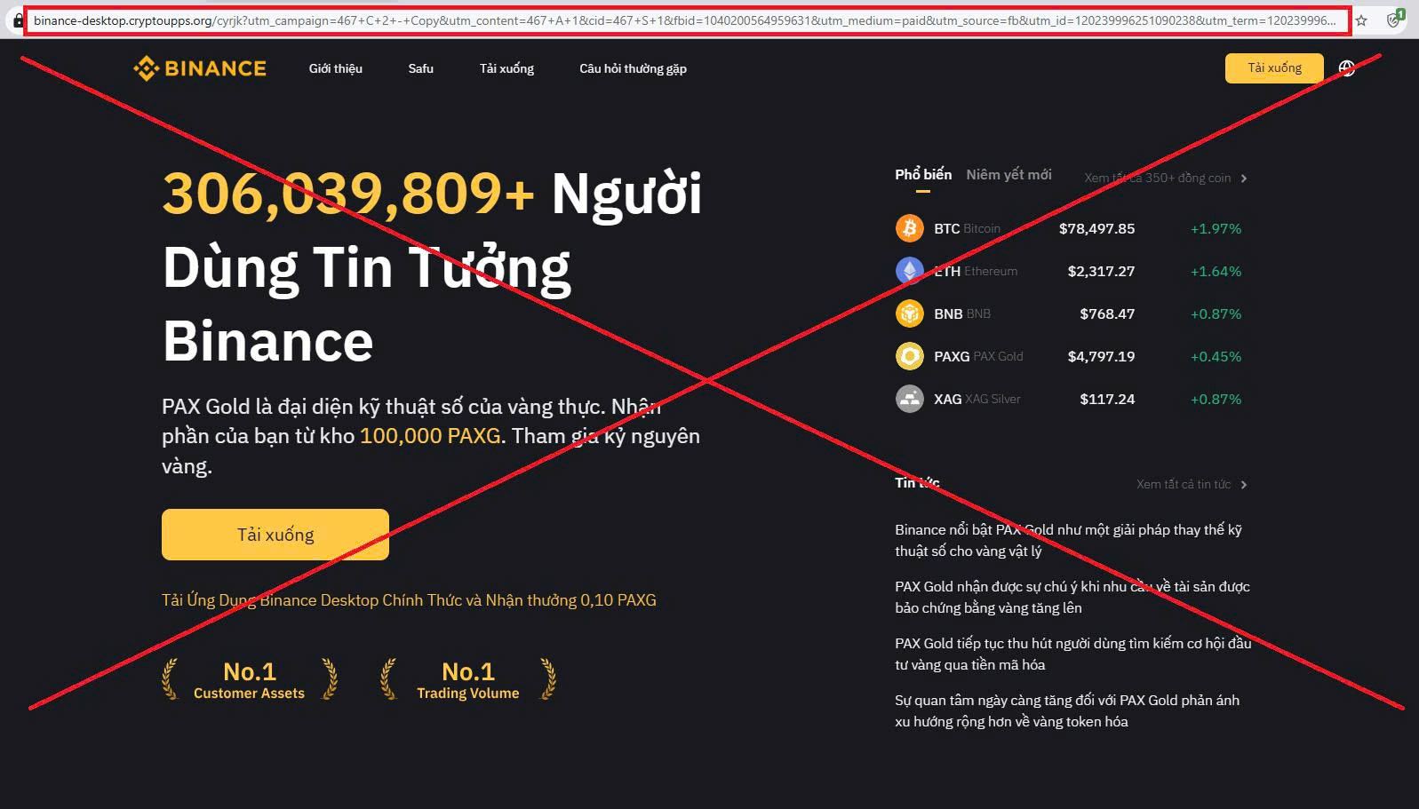 Nở rộ chiêu mạo danh sàn tiền điện tử để lừa đảo người dùng dịp cuối năm