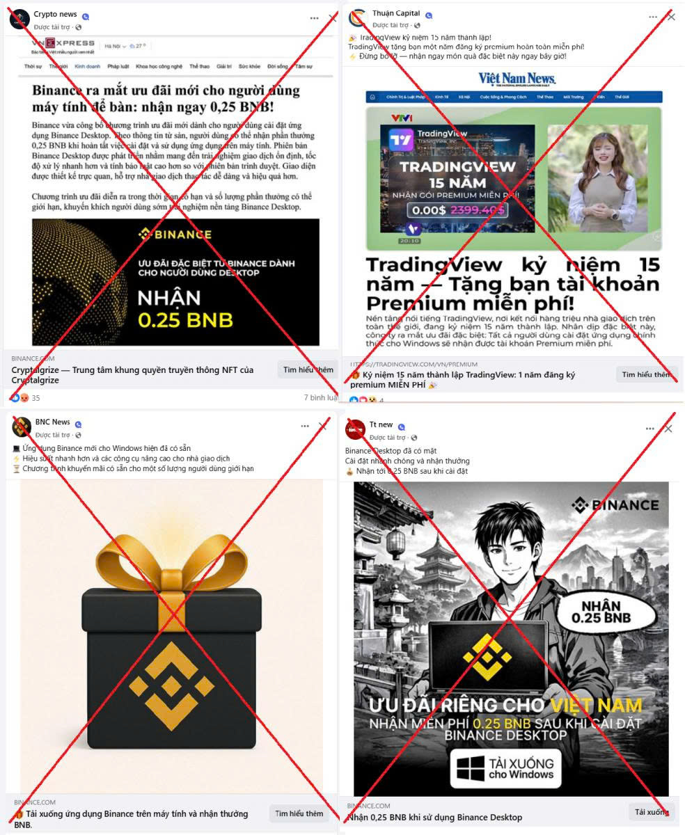 Nở rộ chiêu mạo danh sàn tiền điện tử để lừa đảo người dùng dịp cuối năm