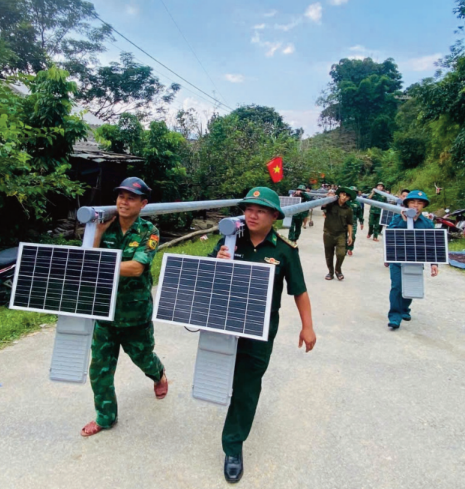 ‘Bản sáng vùng biên’ Thắt chặt tình quân dân