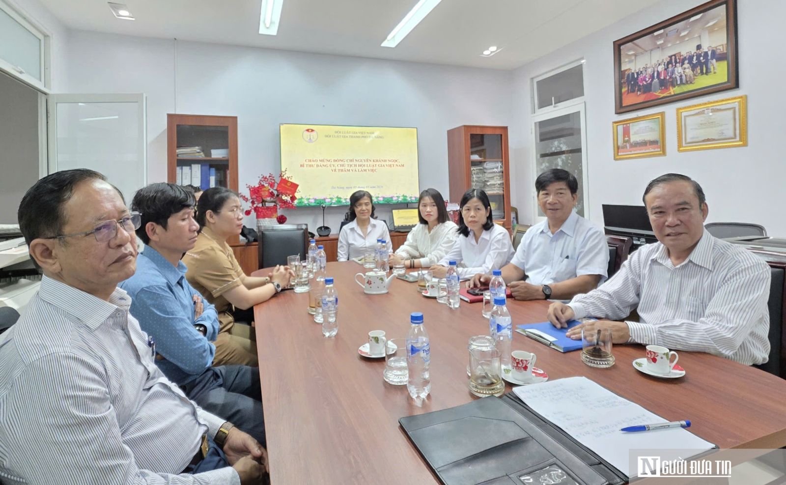 Ông Nguyễn Khánh Ngọc thăm và làm việc với Hội Luật gia Đà Nẵng