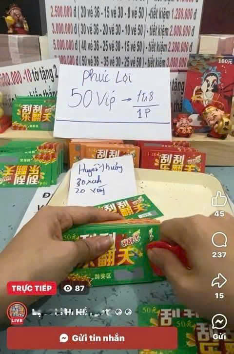 Livestream cào vé số trên mạng: Chiêu lừa tinh vi khiến nhiều người sập bẫy