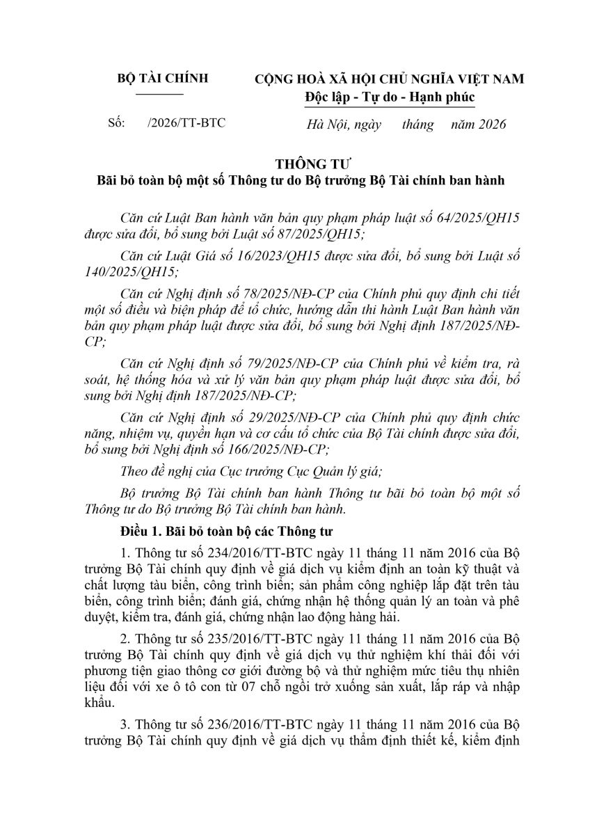 Đề xuất bãi bỏ nhiều Thông tư quy định về kiểm định chất lượng, an toàn kỹ thuật phương tiện