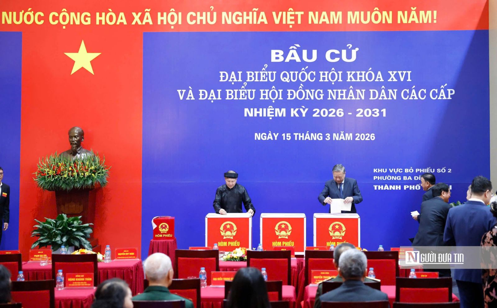 Số liệu mới nhất: 99,68% tỉ lệ cử tri cả nước tham gia bỏ phiếu