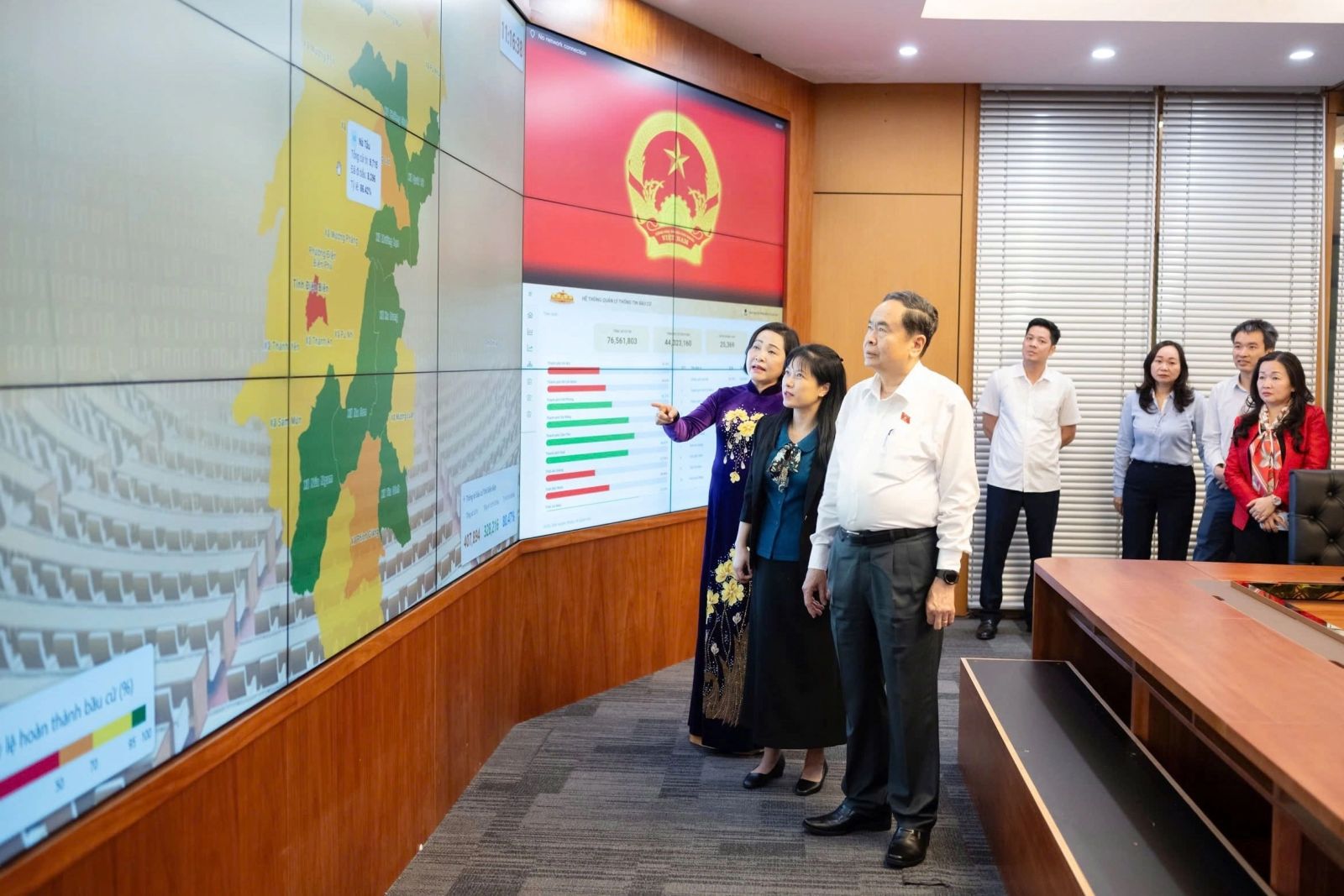 Kết thúc ngày bầu cử, tỉ lệ cử tri cả nước đi bỏ phiếu đạt 99,38%