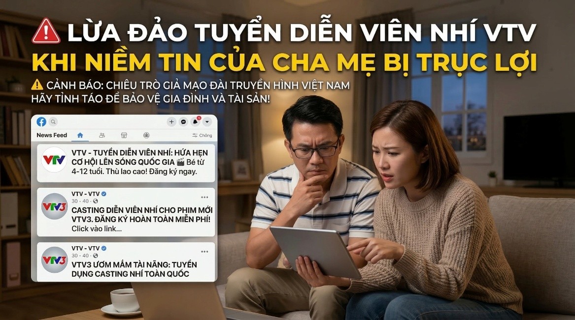 Cho con ứng tuyển diễn viên nhí, cha mẹ cẩn thận sập bẫy lừa đảo