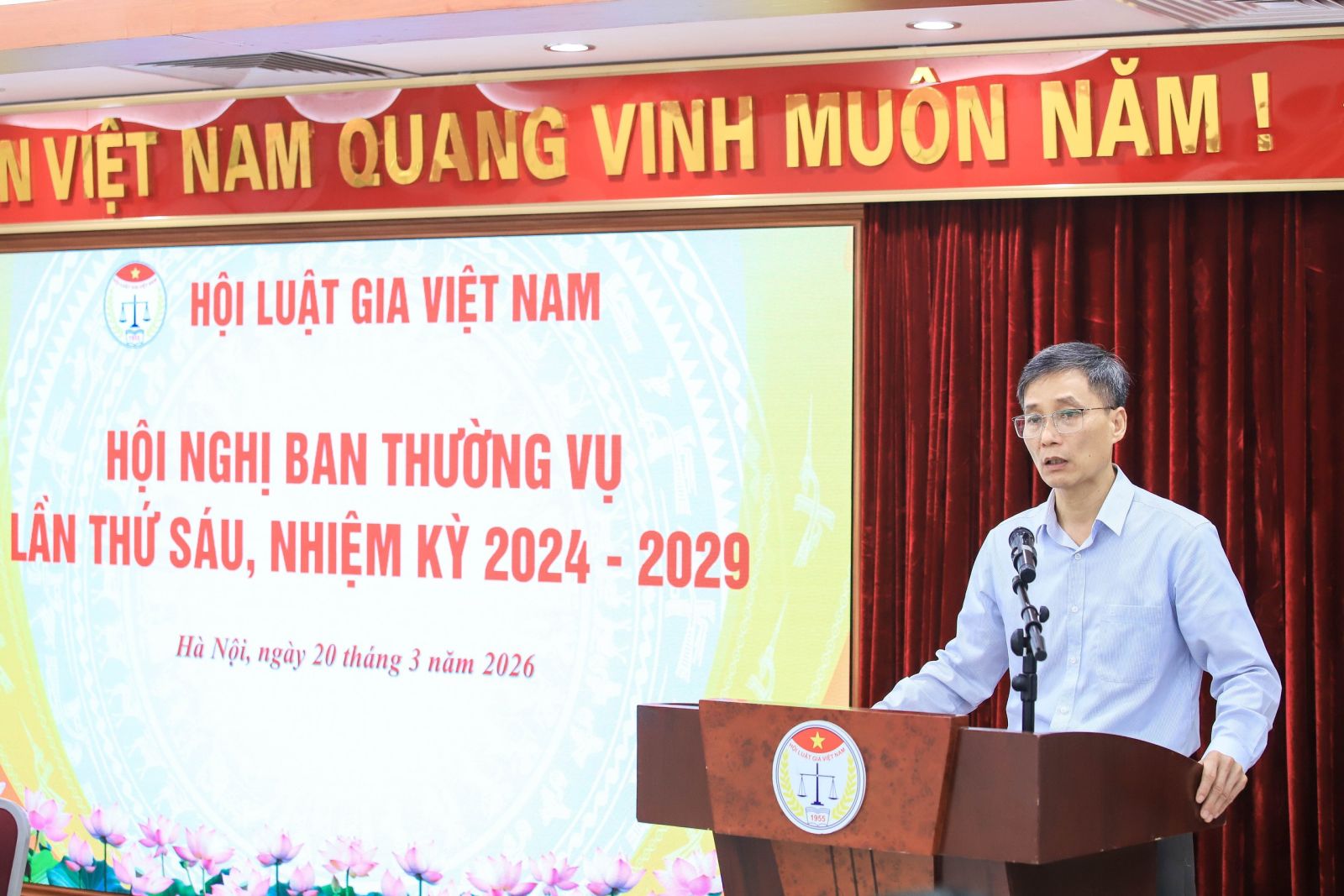 Hội nghị Ban Thường vụ Hội Luật gia Việt Nam lần thứ 6