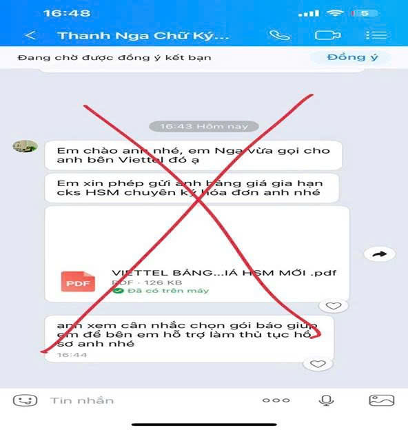 Cảnh giác với thủ đoạn giả mạo dịch vụ chứng thực chữ ký số để chiếm đoạt tài sản