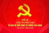 Thể lệ Cuộc thi chính luận về bảo vệ nền tảng tư tưởng của Đảng lần thứ 2