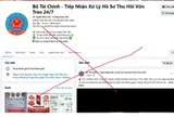 Xuất hiện trang Facebook giả mạo Bộ Tài chính