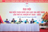 Đại hội đại biểu toàn quốc Hội Luật gia Việt Nam lần thứ XV bước vào phiên làm việc đầu tiên