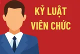 4 hình thức kỷ luật đối với viên chức