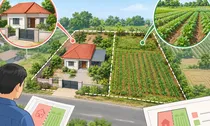 Đất nông nghiệp gắn liền với đất ở được xác định như thế nào?