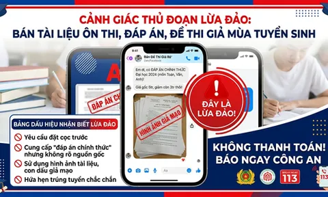 Rộ chiêu trò bán đề thi, đáp án “100% chính xác” để lừa đảo