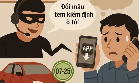 Cảnh báo bẫy lừa từ các cuộc gọi thông báo tem đăng kiểm sắp hết hạn