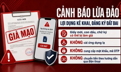 Xuất hiện thủ đoạn giả cán bộ địa chính yêu cầu kê khai đất đai để lừa đảo