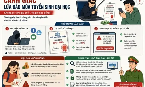 Cẩn trọng với giấy báo trúng tuyển, học bổng giả mạo