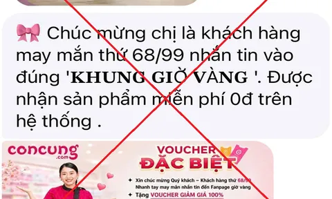 Cảnh giác chiêu trò giả mạo thương hiệu, tặng quà miễn phí để lừa đảo
