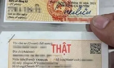 Cảnh báo thủ đoạn dùng AI làm giả giấy đăng ký xe để lừa đảo